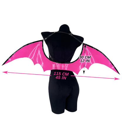 VAMPIRE BAT WINGS COSPLAY COSTUME/ WING PU LEATHER