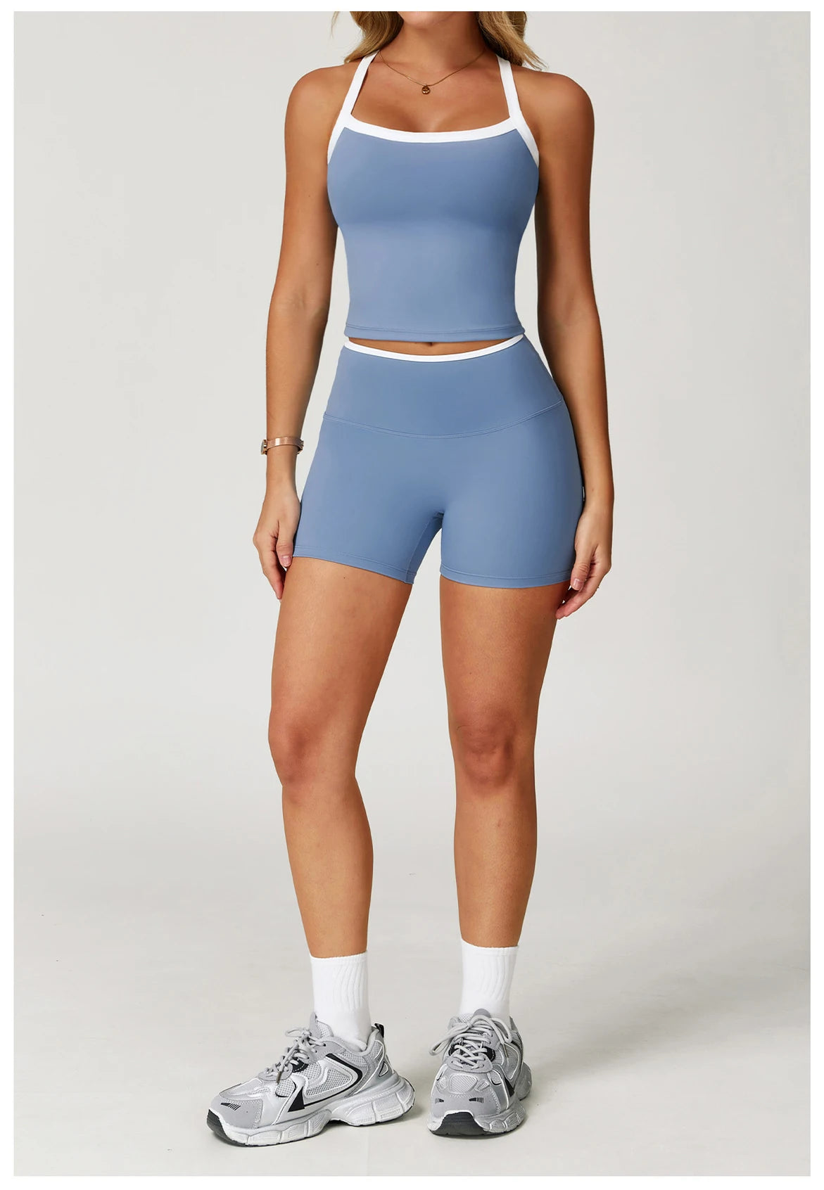 Women Tracksuit 2PCS Yoga Set / Nude Feeling Workout Sets (Victorious Sailor Strength Bra)