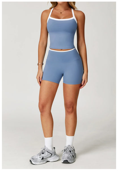 Women Tracksuit 2PCS Yoga Set / Nude Feeling Workout Sets (Victorious Sailor Strength Bra)