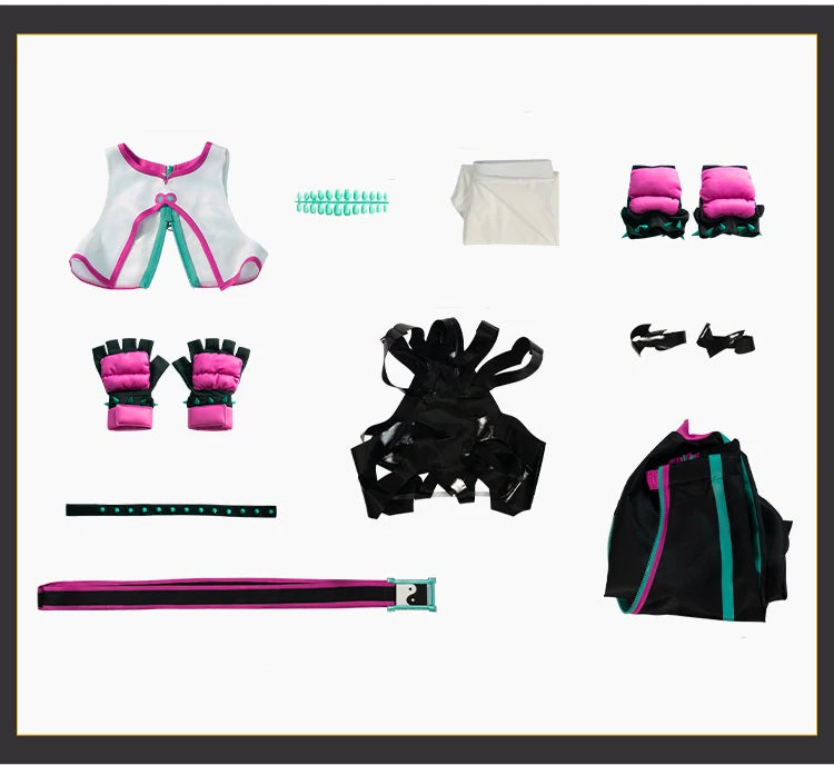 Juri Han Cosplay Costume / Street Fighter Game
