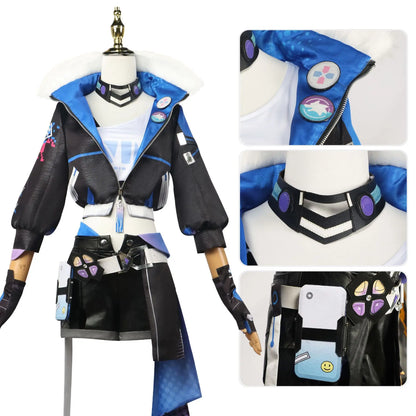 Silver Wolf Full Set Cosplay / Game Honkai Start Rail Silver Wolf Cosplay
