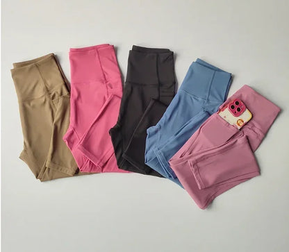 High Intensity Color Blocking Yoga Set 2PCS/ High Waist Fitness Leggings