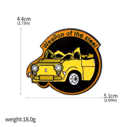 Anime Chainsaw Man Brooch Pins/ Metal Enamel