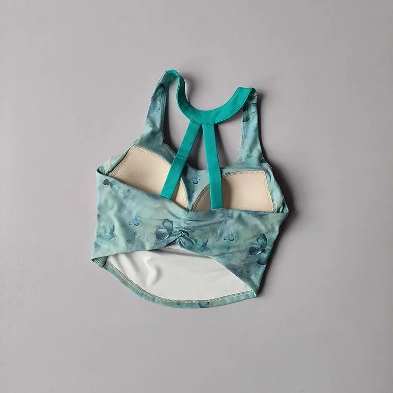 Pattern Sports Bra for Women /Gym Yoga Bra