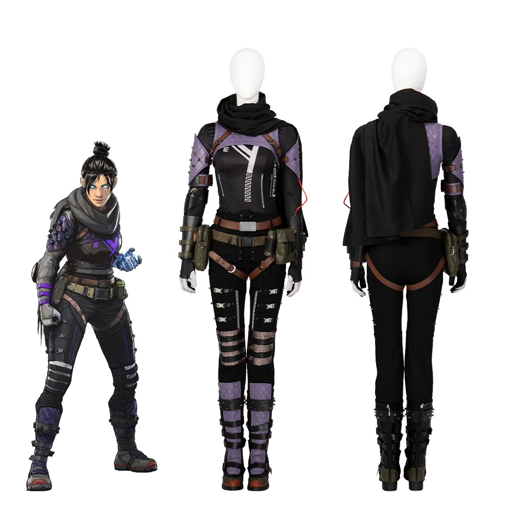 Apex Wraith Cosplay Black
