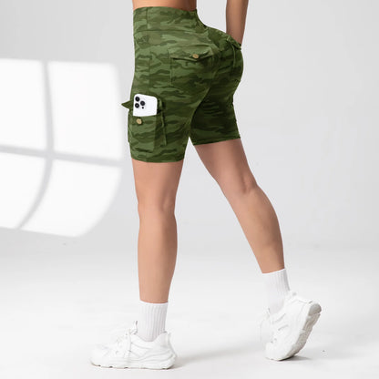 Camouflage Printed Women Shorts with Pockets (Victorious ExoGenesis Shorts)