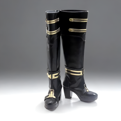 Caitlyn Arcane Cosplay Boots/ PU Leather by Victorious