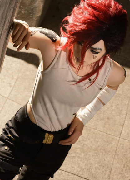 Vi Arcane Tan Vest Cosplay