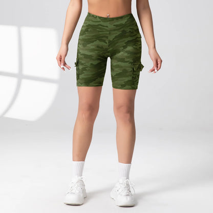 Camouflage Printed Women Shorts with Pockets (Victorious ExoGenesis Shorts)