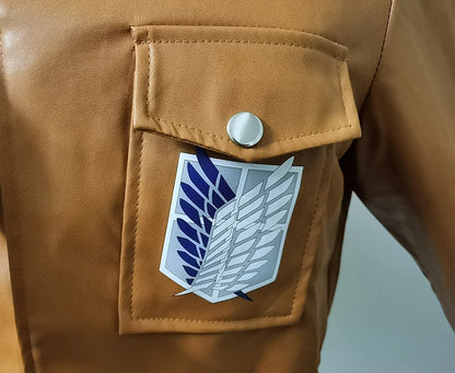 Anime Attack on Titan Leather Jacket