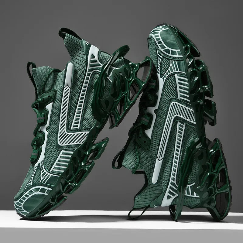 Workout Sneakers Male Size/ Mixed Color Graphics - Trendy Style