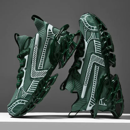 Workout Sneakers Male Size/ Mixed Color Graphics - Trendy Style