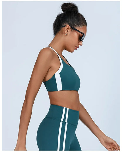 Women's Multicolor Back with Chest Pad Bra (Victorious FitLink Bra)