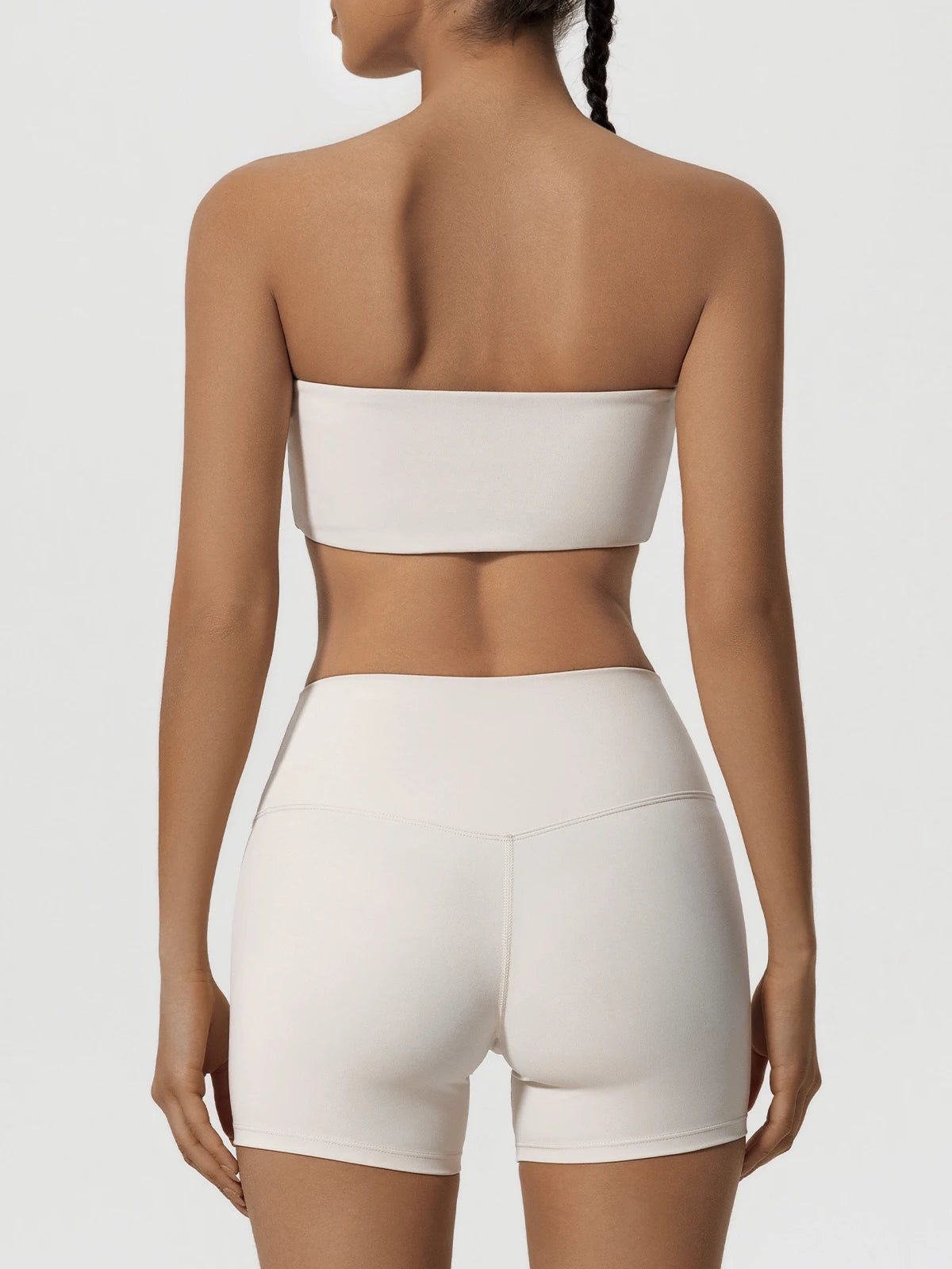 Women's Two Piece Fitness Sports Set / Yoga Gym Outfit / Strapless Bra ( Victorious Nakama Power Bra)