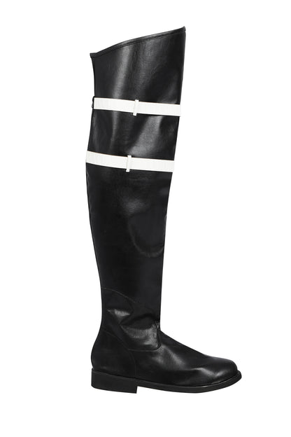 FF7 Sephiroth Cosplay Black/ Fantasy Leather Coat and Accessories