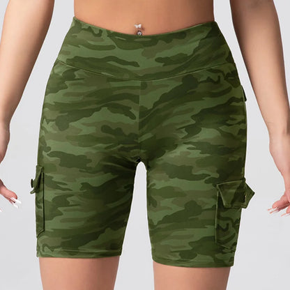 Camouflage Printed Women Shorts with Pockets (Victorious ExoGenesis Shorts)