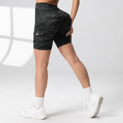 Camouflage Printed Women Shorts with Pockets (Victorious ExoGenesis Shorts)