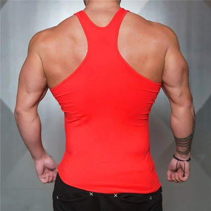 Gym Bodybuilding Muscle Tank Top/  Sleeveless Cotton Breathable Tank Top