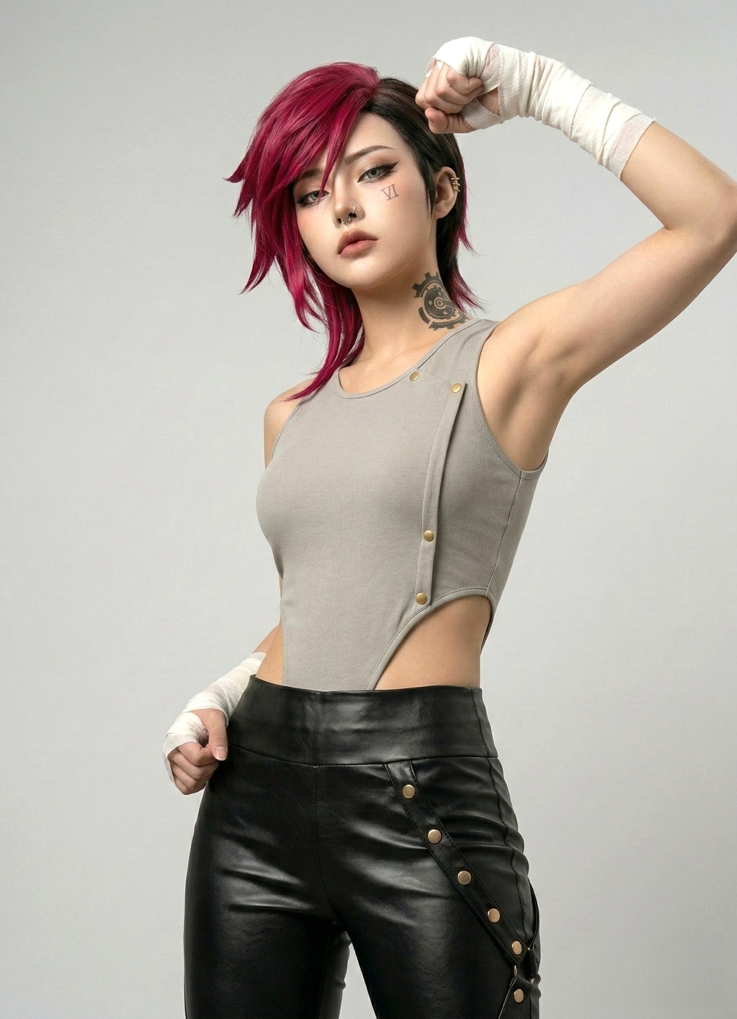 Vi Arcane Cosplay Leotard (Top Only)