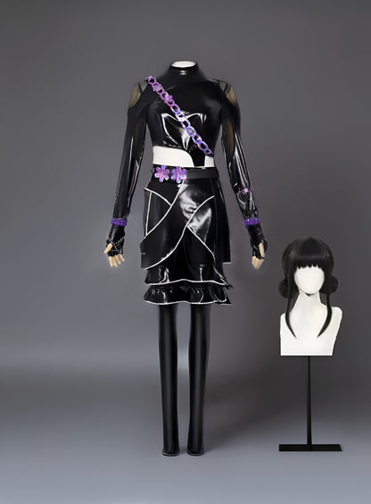 Kpop Demons Hunters Rumi, Zoey, Mira Cosplay - Black Outfits