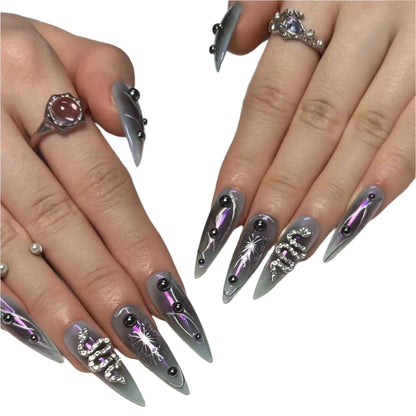 A461 Victorious Anime Horror Nail Set