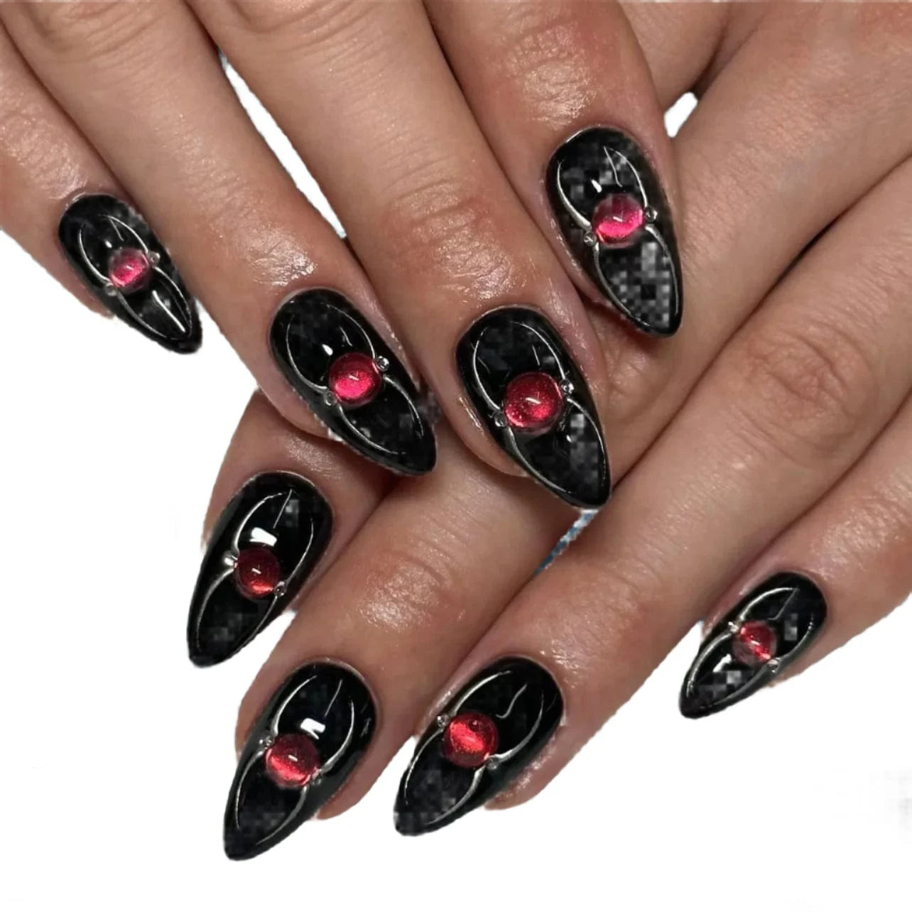 A641 Victorious Anime Horror Nail Set