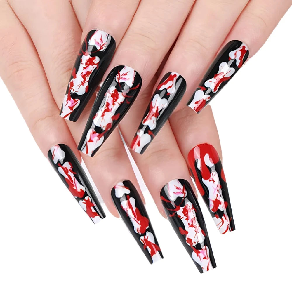 A685 Victorious Anime Horror Nail Set