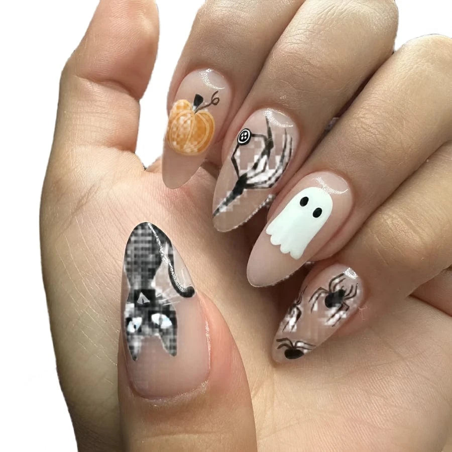 A707 Victorious Anime Horror Nail Set