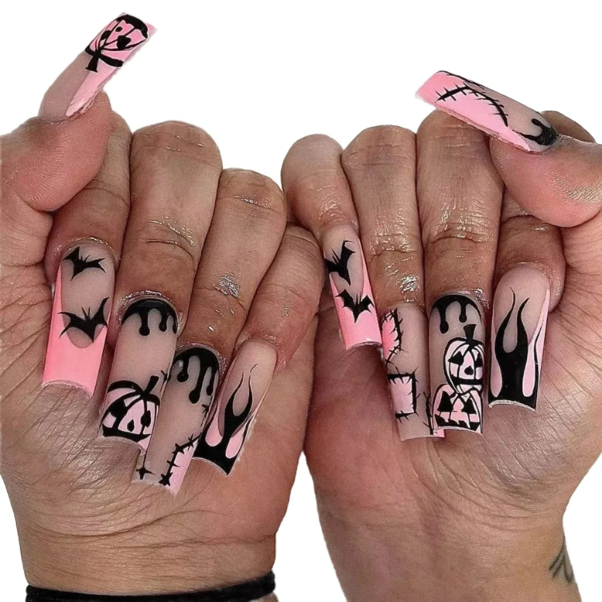 A837 Victorious Anime Horror Nail Set