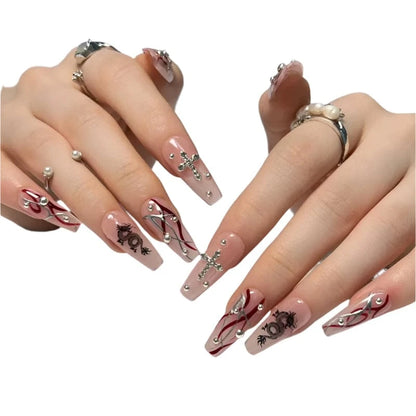 AA389 Victorious Anime Horror Nail Set