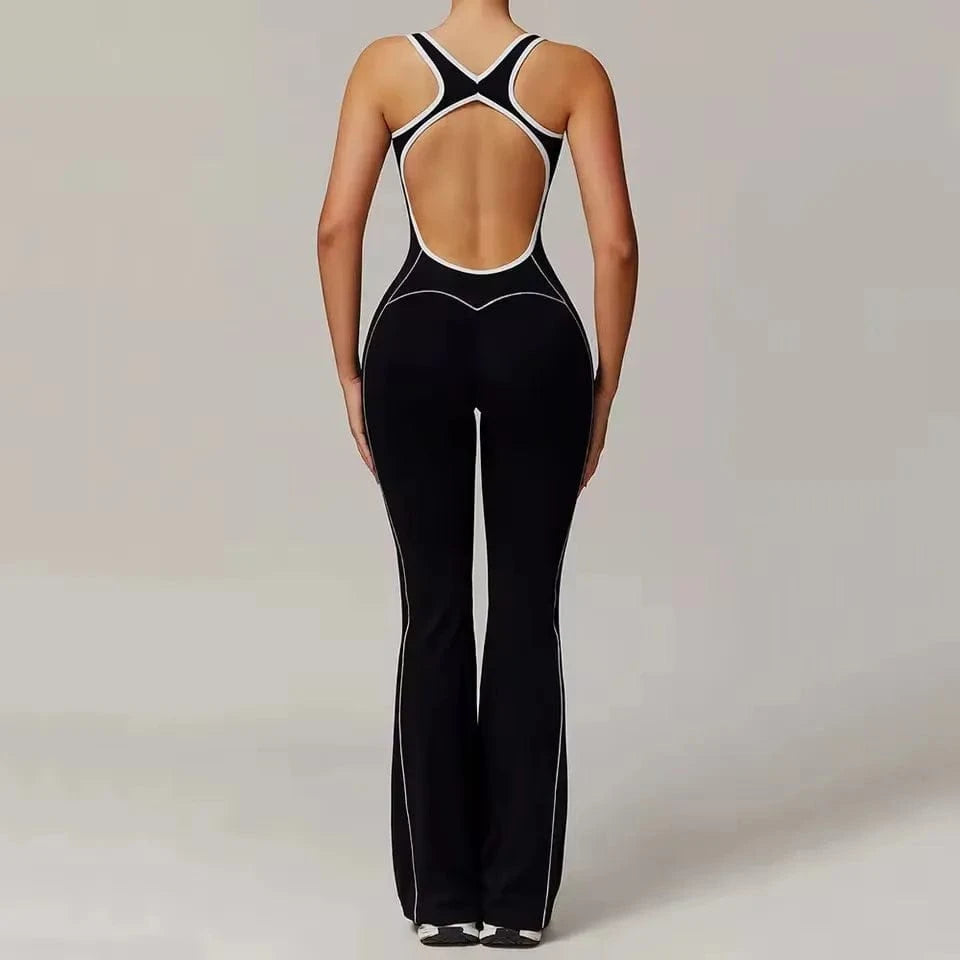 Advanced Black / S Full Body Yoga Suit/ Gym Suit/ Bodycon (Starlight)