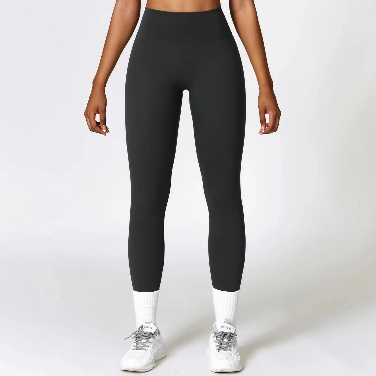 Advanced Black / S High Waist Seamless Leggings/ Yoga Leggings/ Sports Leggings