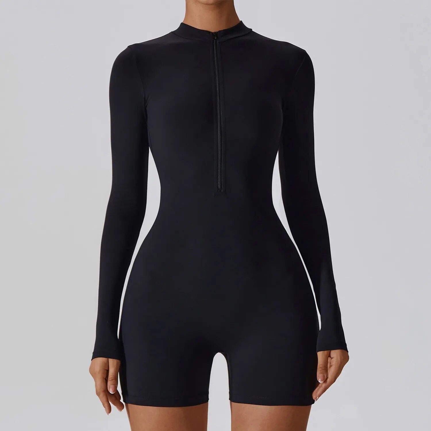 Advanced Black / S Victorious ZenithMotion Long Sleeve Jumpsuit