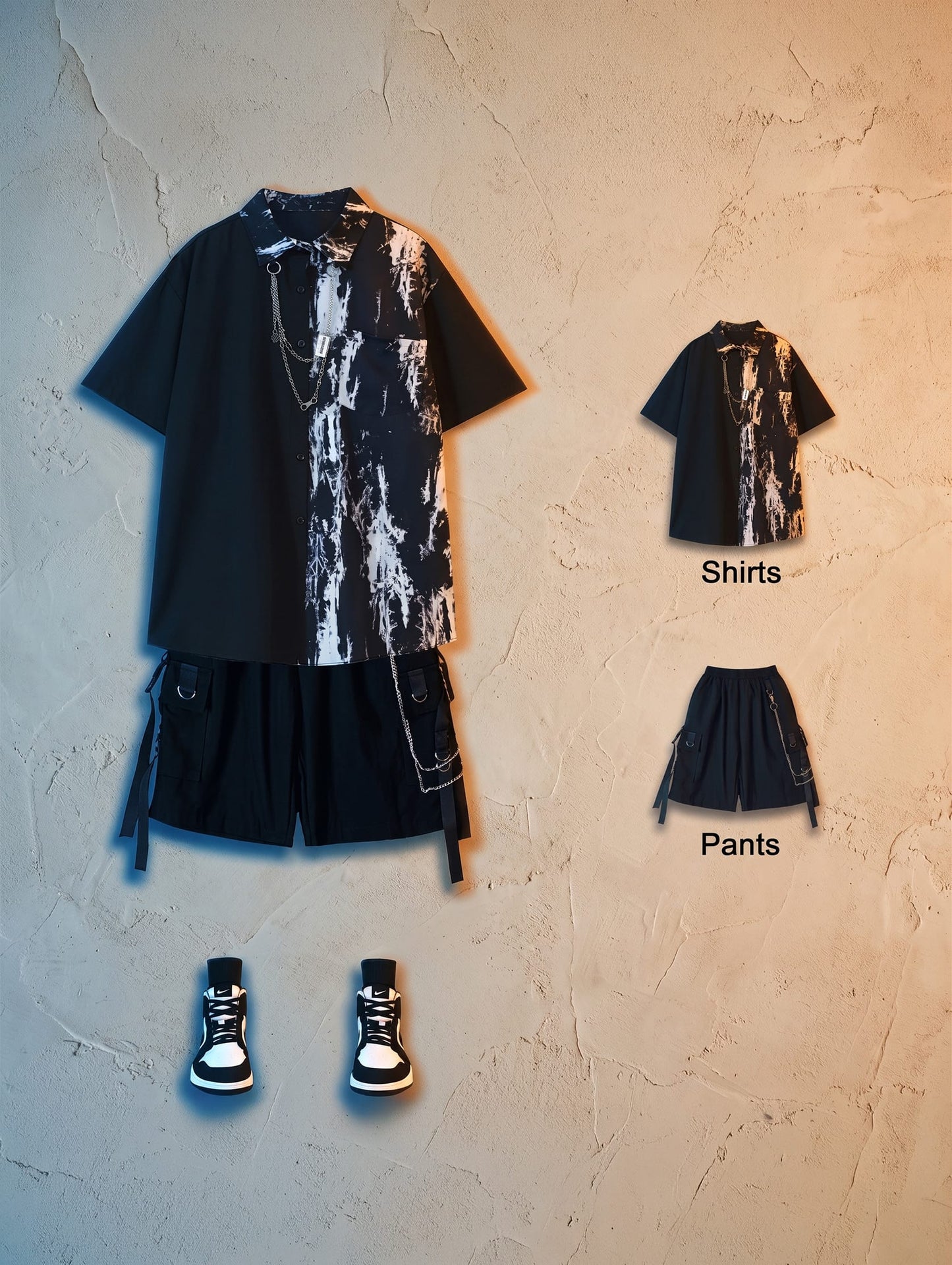 All / M K-Fashion Asymmetric Static Utility Full-Set