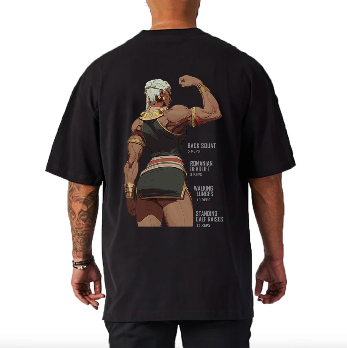 Gym Warrior Oversize T-shirt - Back Print (Oversize)