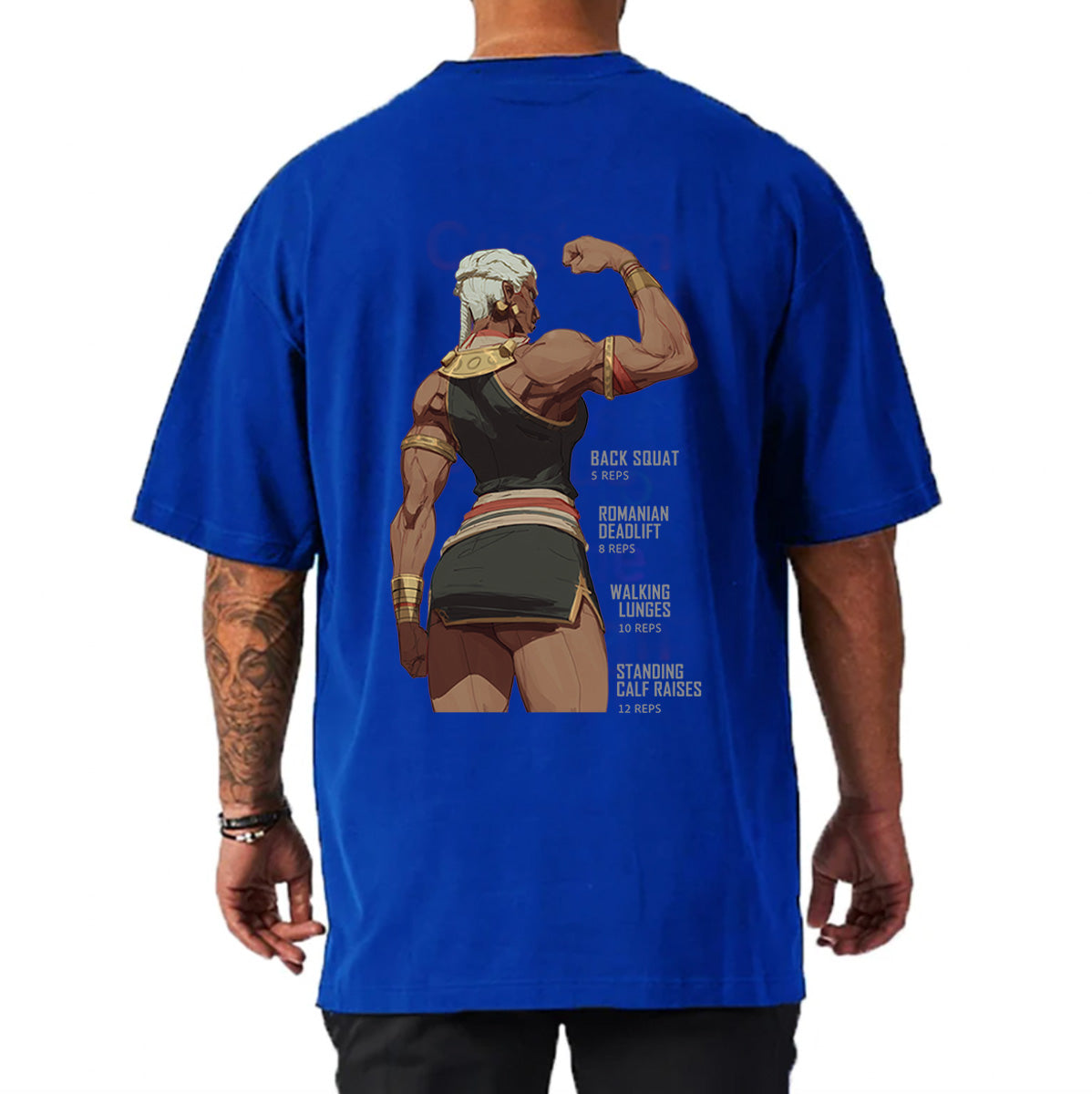 Gym Warrior Oversize T-shirt - Back Print (Oversize)