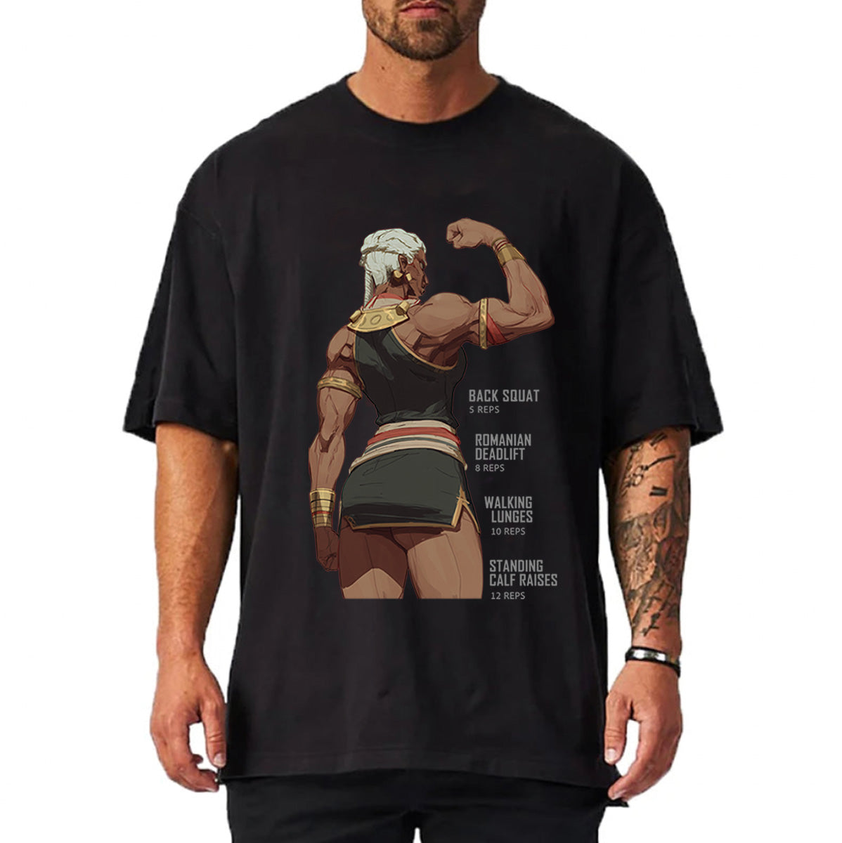 Gym Warrior Oversize T-shirt - Front Print (Oversize)