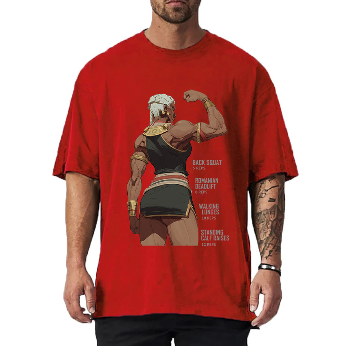 Gym Warrior Oversize T-shirt - Front Print (Oversize)