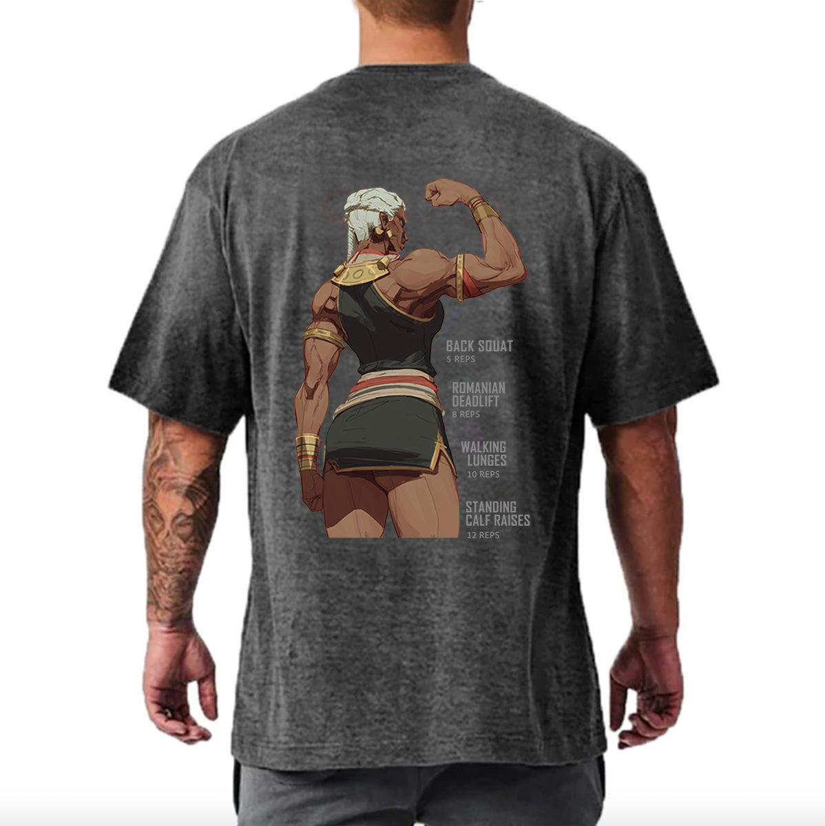 Gym Warrior Oversize T-shirt - Back Print (Oversize)