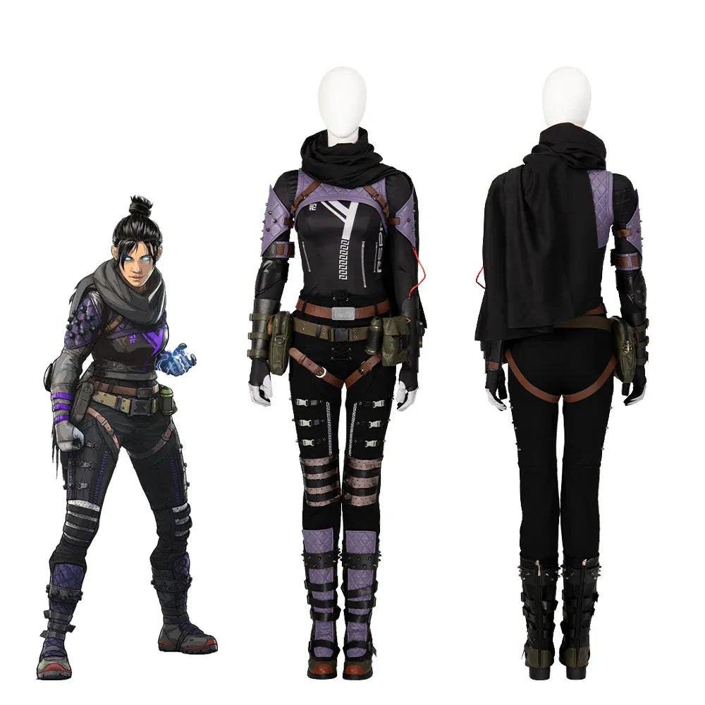 Apex Wraith Cosplay Black