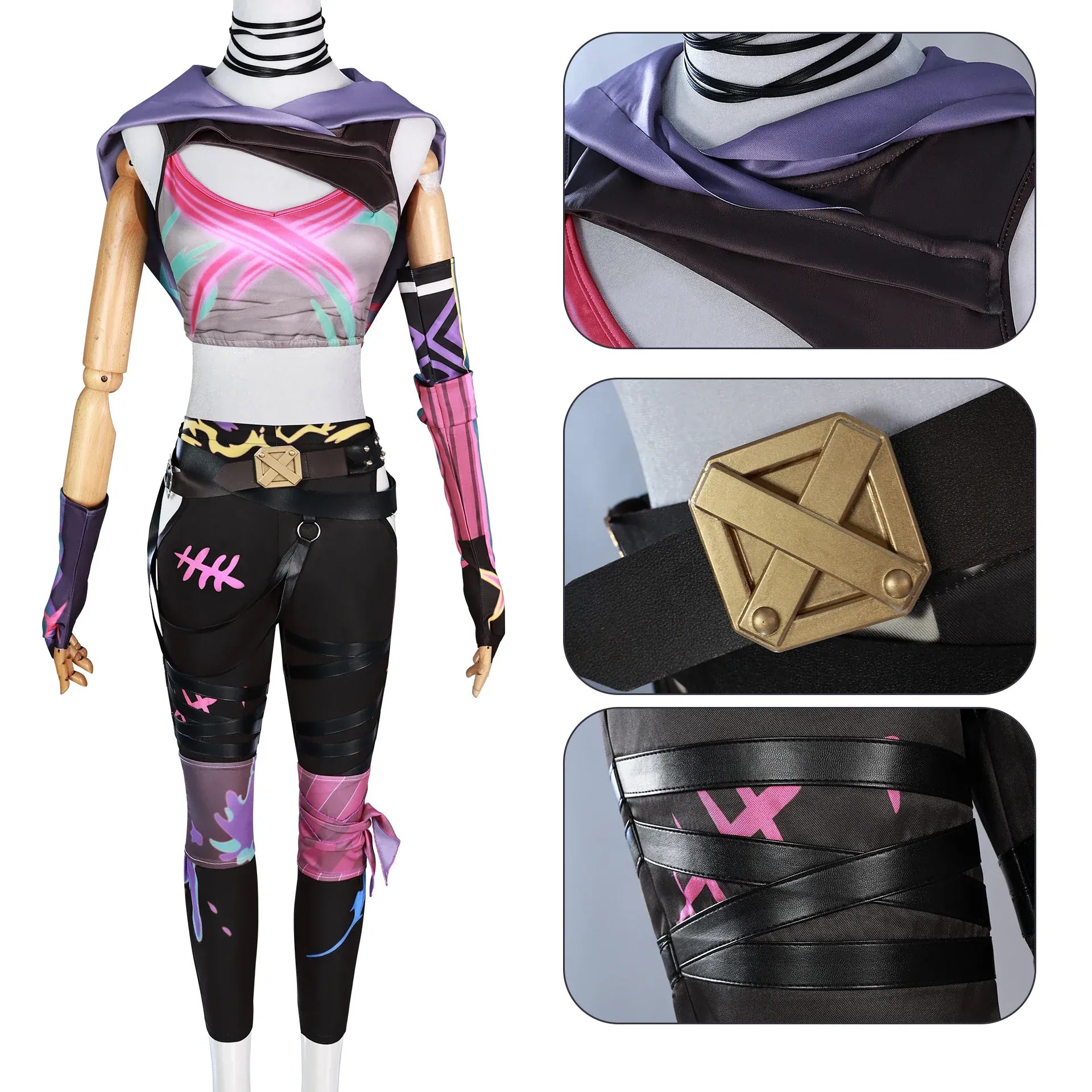 Arcane 2 Fractured Jinx Cosplay