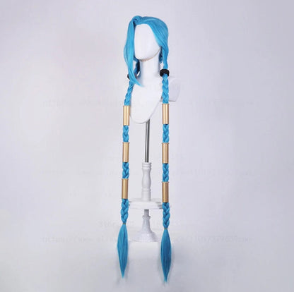 Arcane Jinx Wig – Chaos Queen Silver Cosplay Wig for Season 1 & 2 Fans