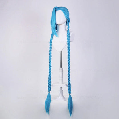 Arcane Jinx Wig – Chaos Queen Silver Cosplay Wig for Season 1 & 2 Fans