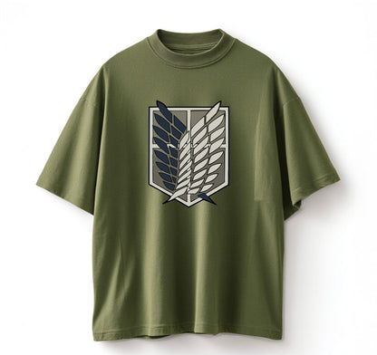 Army Green / XS Survey Corps (Attack On Titan) Oversize T-Shirt