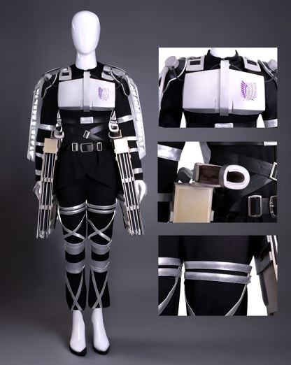 Anime Attack on Titan Cosplay Mikasa, Levi, Scouts Cosplay