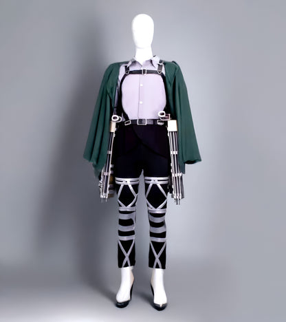 Anime Attack on Titan Cosplay Mikasa, Levi, Scouts Cosplay
