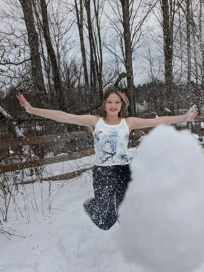 Ayanami Rei Ribbed & Bow Tank Top