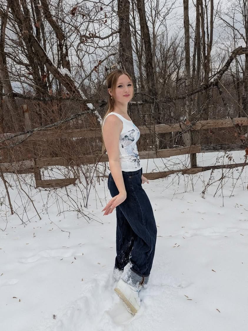 Ayanami Rei Ribbed & Bow Tank Top