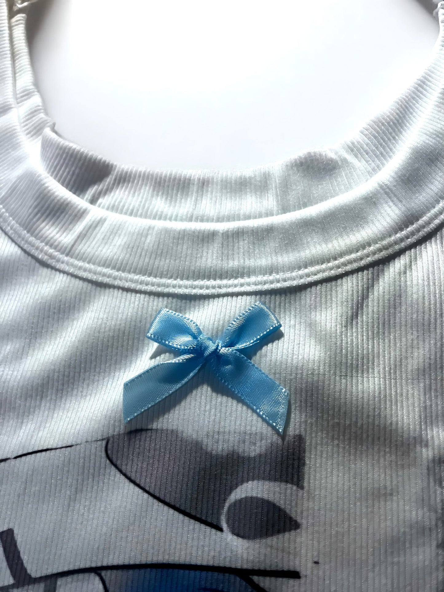 Ayanami Rei Ribbed & Bow Tank Top