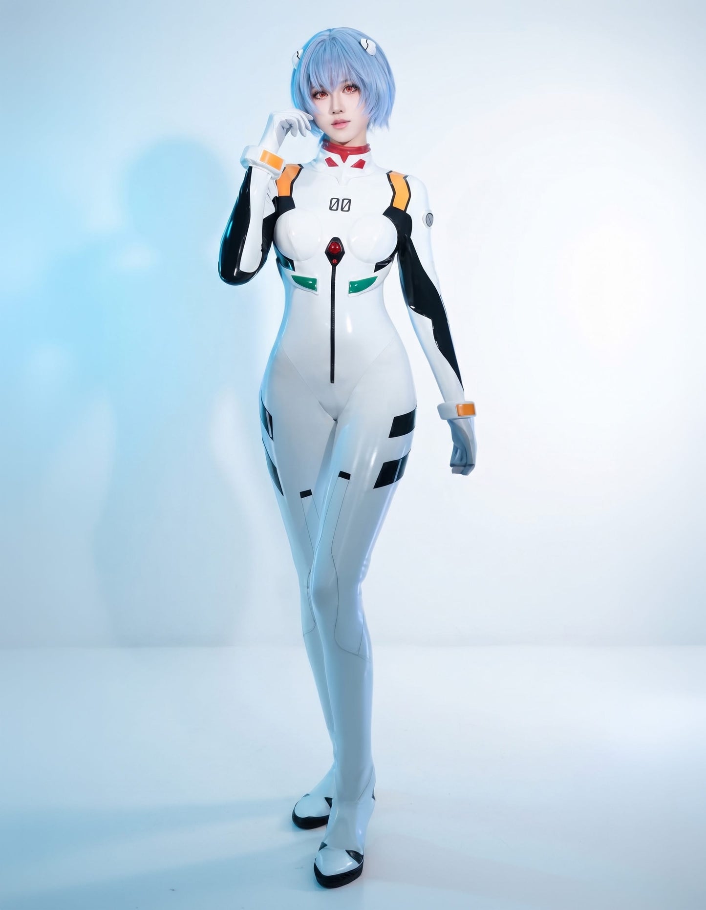 Ayanami Rei White Cosplay Suit